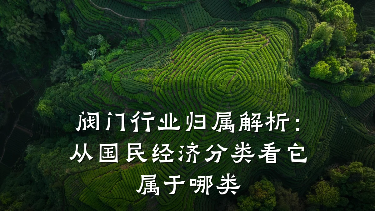 阀门行业归属解析:从国民经济分类看它属于哪类