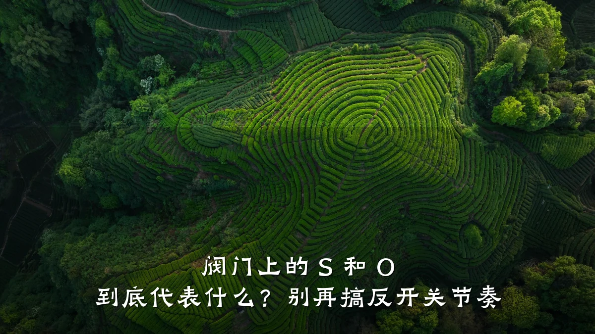 阀门上的 S 和 O 到底代表什么?别再搞反开关节奏
