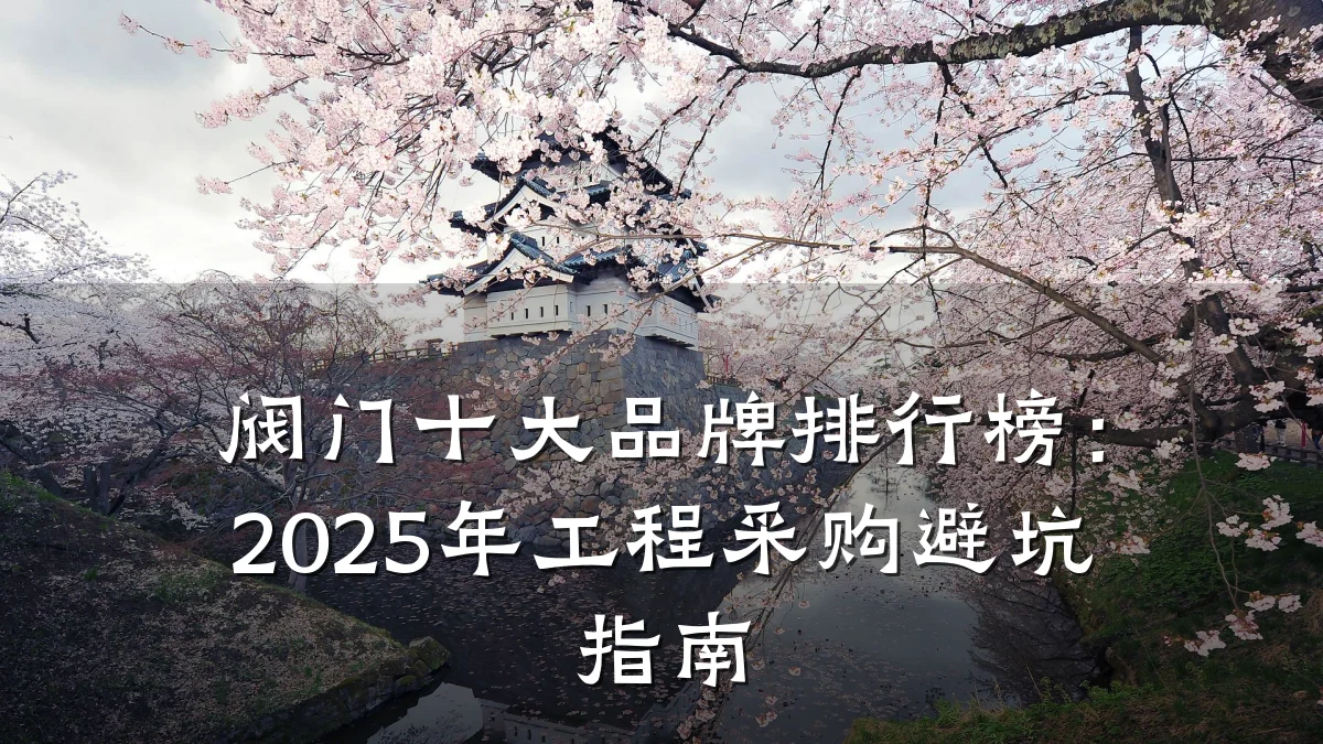 阀门十大品牌排行榜:2025年工程采购避坑指南