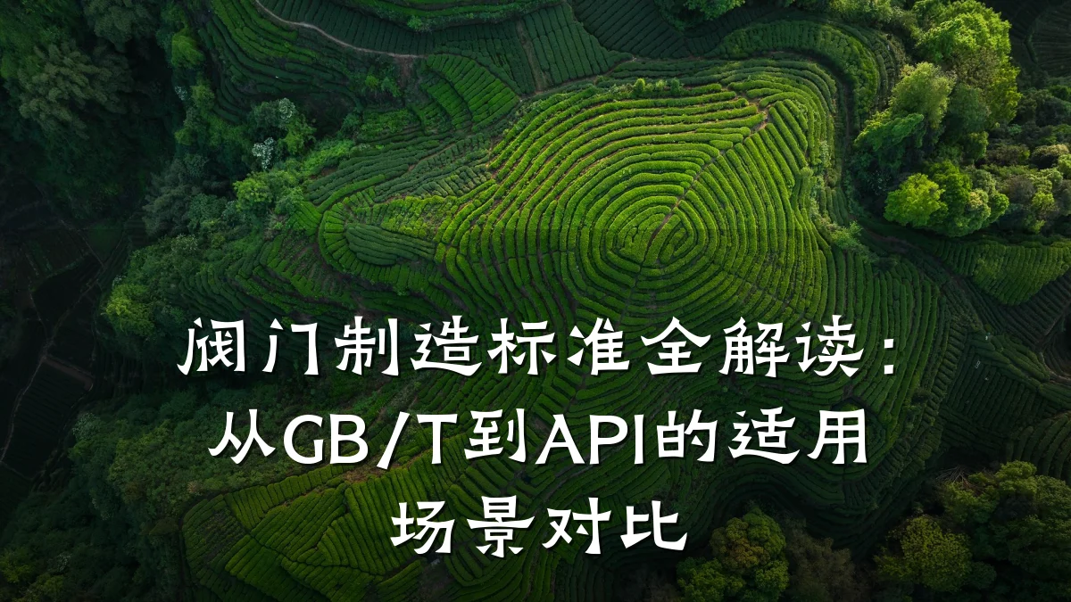 阀门制造标准全解读:从GB/T到API的适用场景对比
