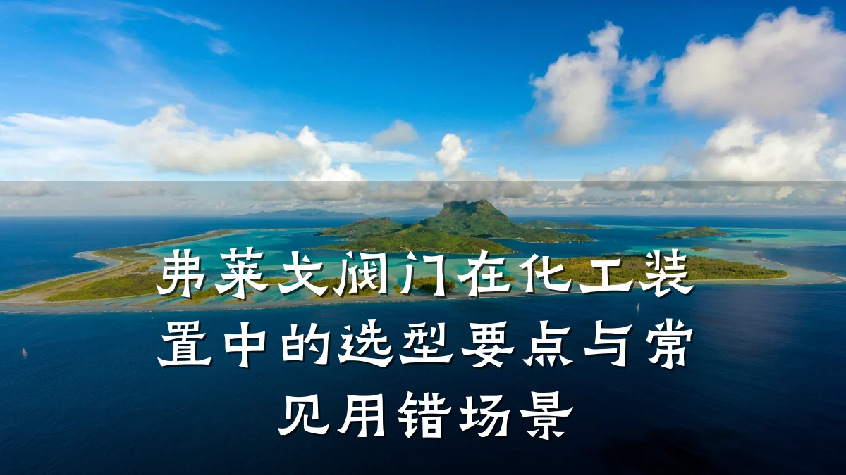 弗莱戈阀门在化工装置中的选型要点与常见用错场景