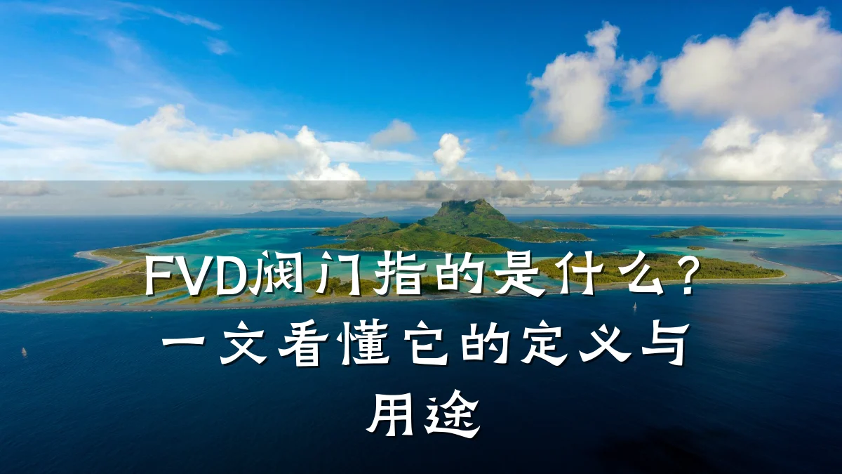 FVD阀门指的是什么?一文看懂它的定义与用途