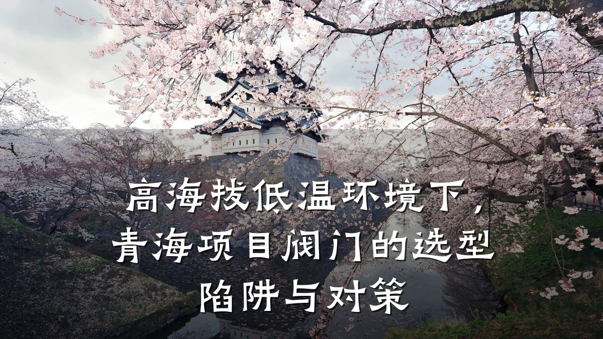 高海拔低温环境下,青海项目阀门的选型陷阱与对策