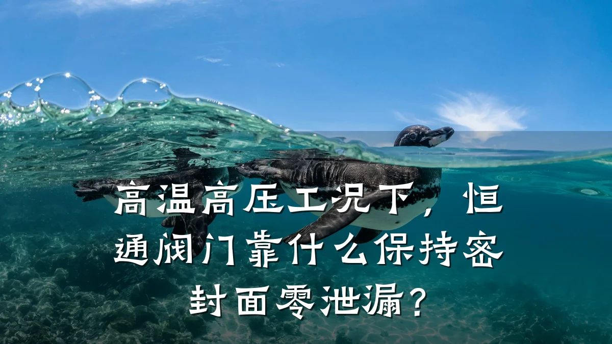 高温高压工况下,恒通阀门靠什么保持密封面零泄漏?