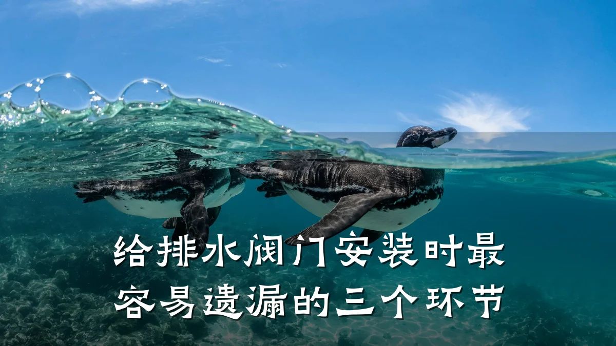 给排水阀门安装时最容易遗漏的三个环节