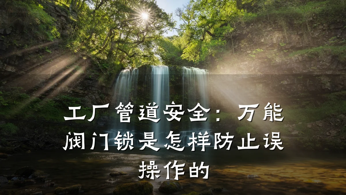 工厂管道安全：万能阀门锁是怎样防止误操作的