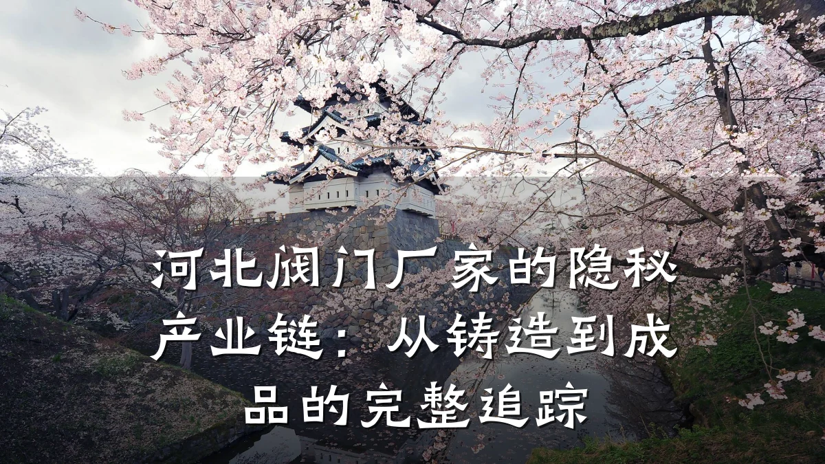 河北阀门厂家的隐秘产业链：从铸造到成品的完整追踪