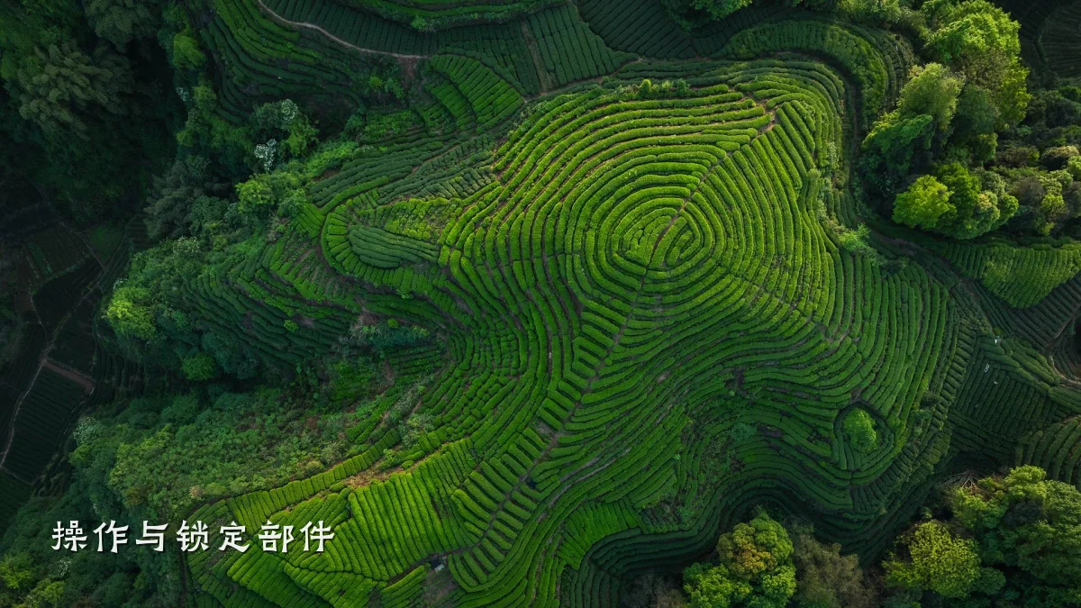 操作与锁定部件