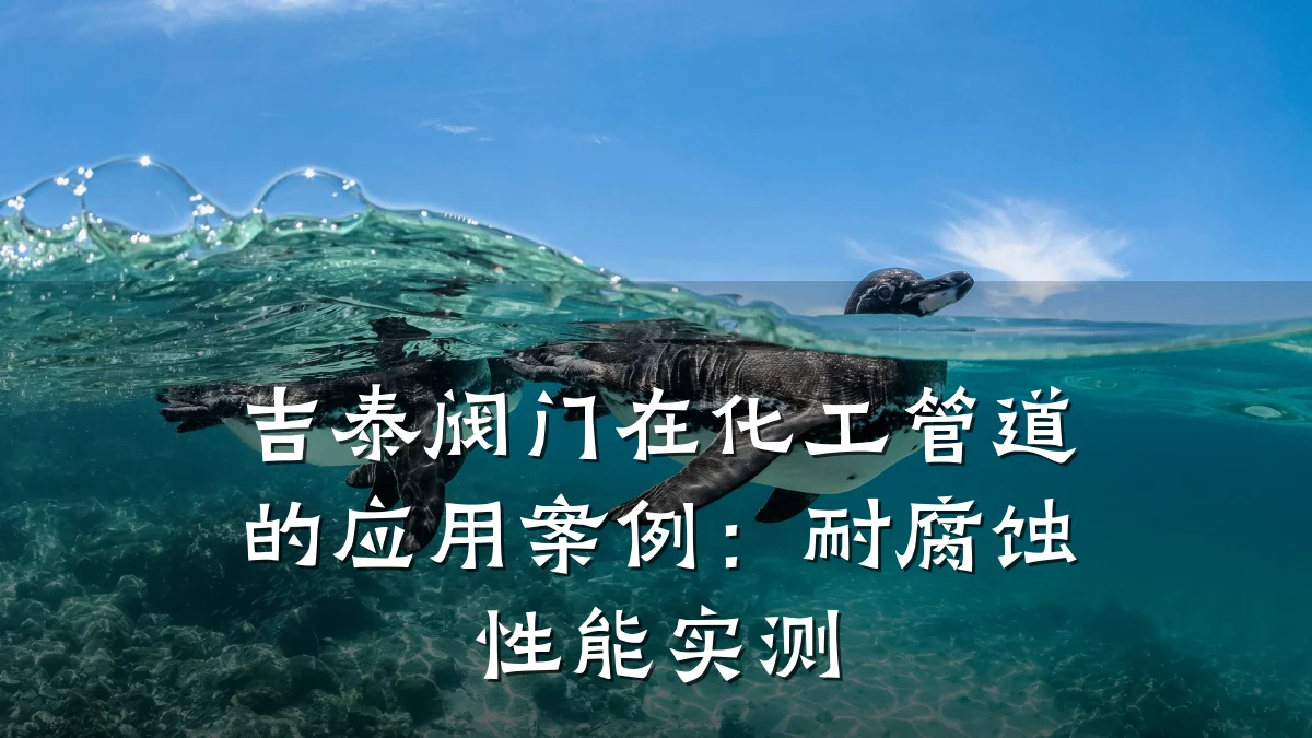 吉泰阀门在化工管道的应用案例:耐腐蚀性能实测