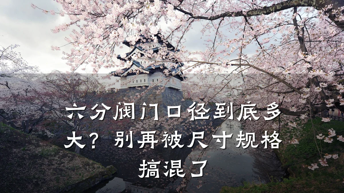 六分阀门口径到底多大？别再被尺寸规格搞混了