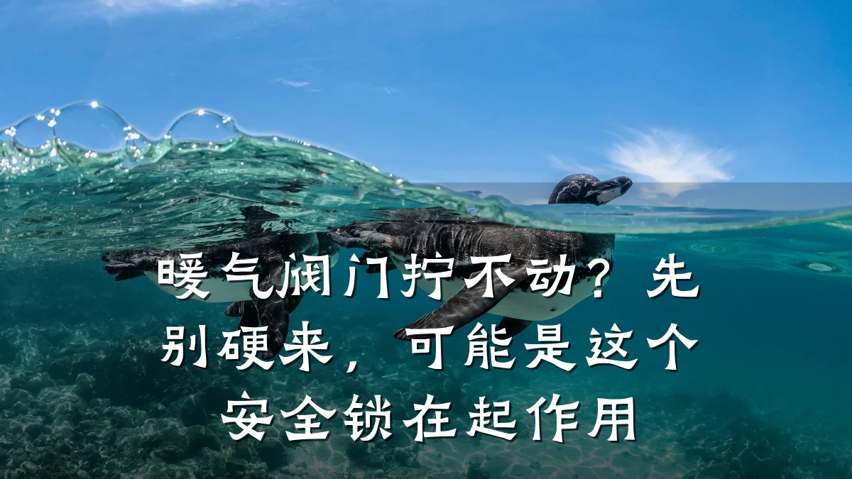 暖气阀门拧不动?先别硬来,可能是这个安全锁在起作用