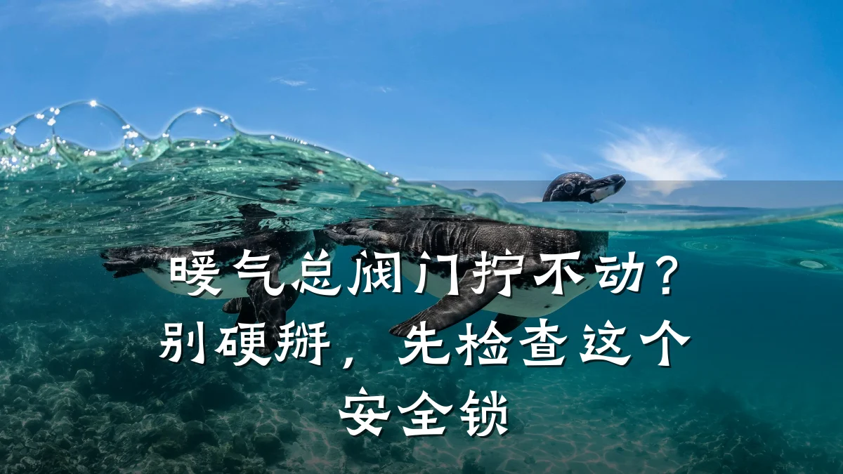 暖气总阀门拧不动?别硬掰,先检查这个安全锁