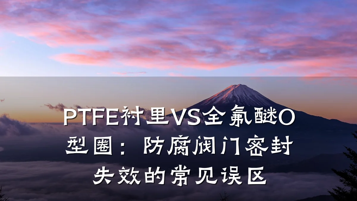 PTFE衬里VS全氟醚O型圈:防腐阀门密封失效的常见误区