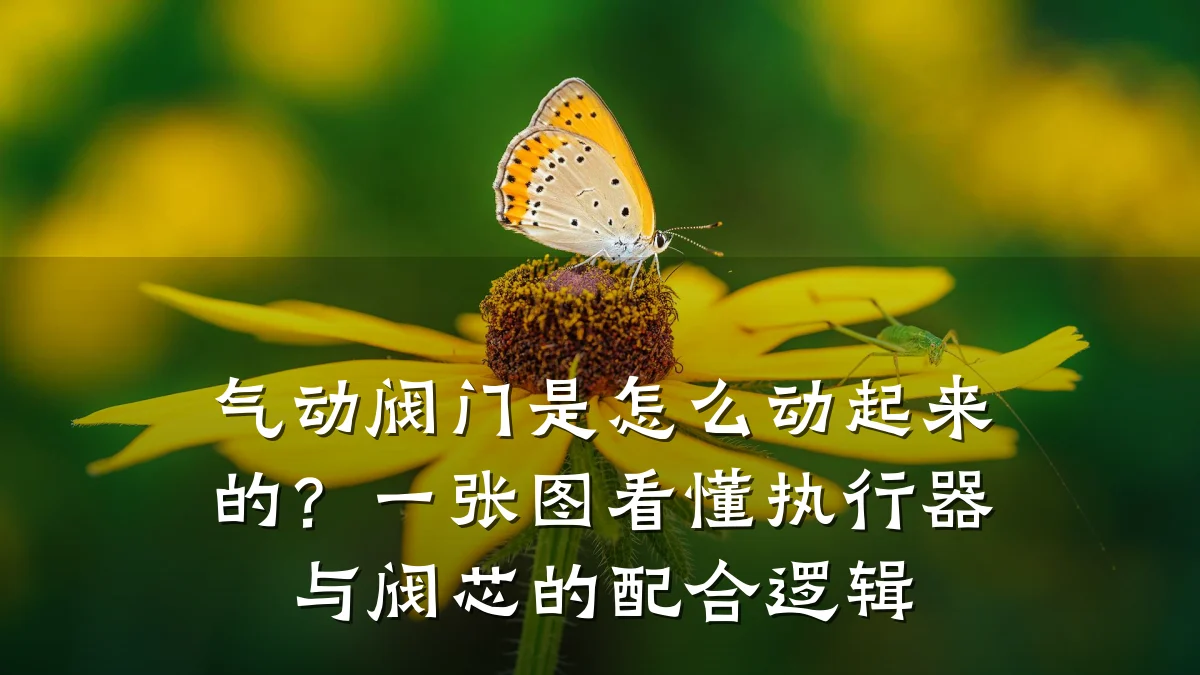 气动阀门是怎么动起来的?一张图看懂执行器与阀芯的配合逻辑