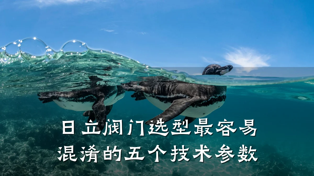 日立阀门选型最容易混淆的五个技术参数