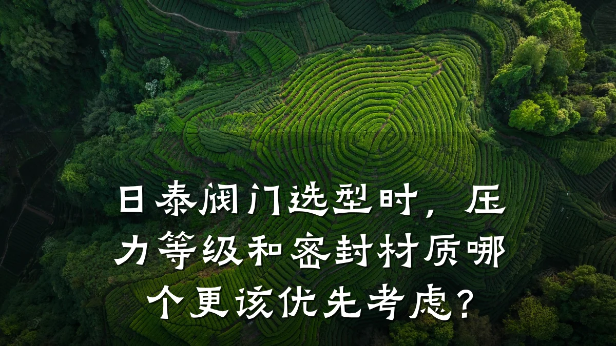 日泰阀门选型时,压力等级和密封材质哪个更该优先考虑?
