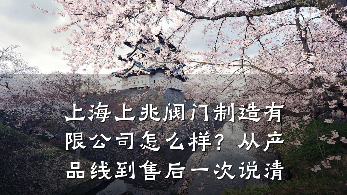 上海上兆阀门制造有限公司怎么样?从产品线到售后一次说清
