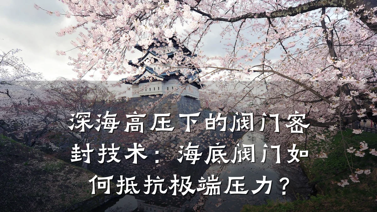 深海高压下的阀门密封技术:海底阀门如何抵抗极端压力?