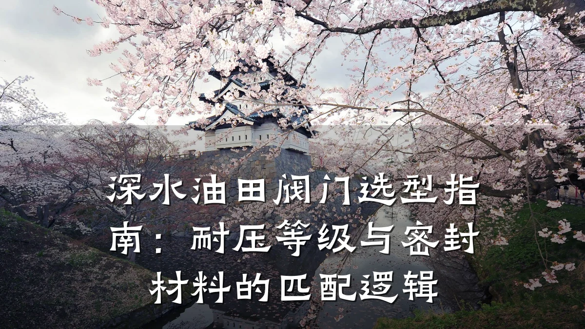 深水油田阀门选型指南:耐压等级与密封材料的匹配逻辑