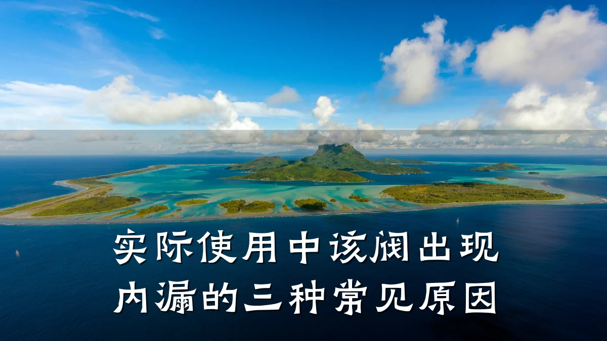 实际使用中该阀出现内漏的三种常见原因