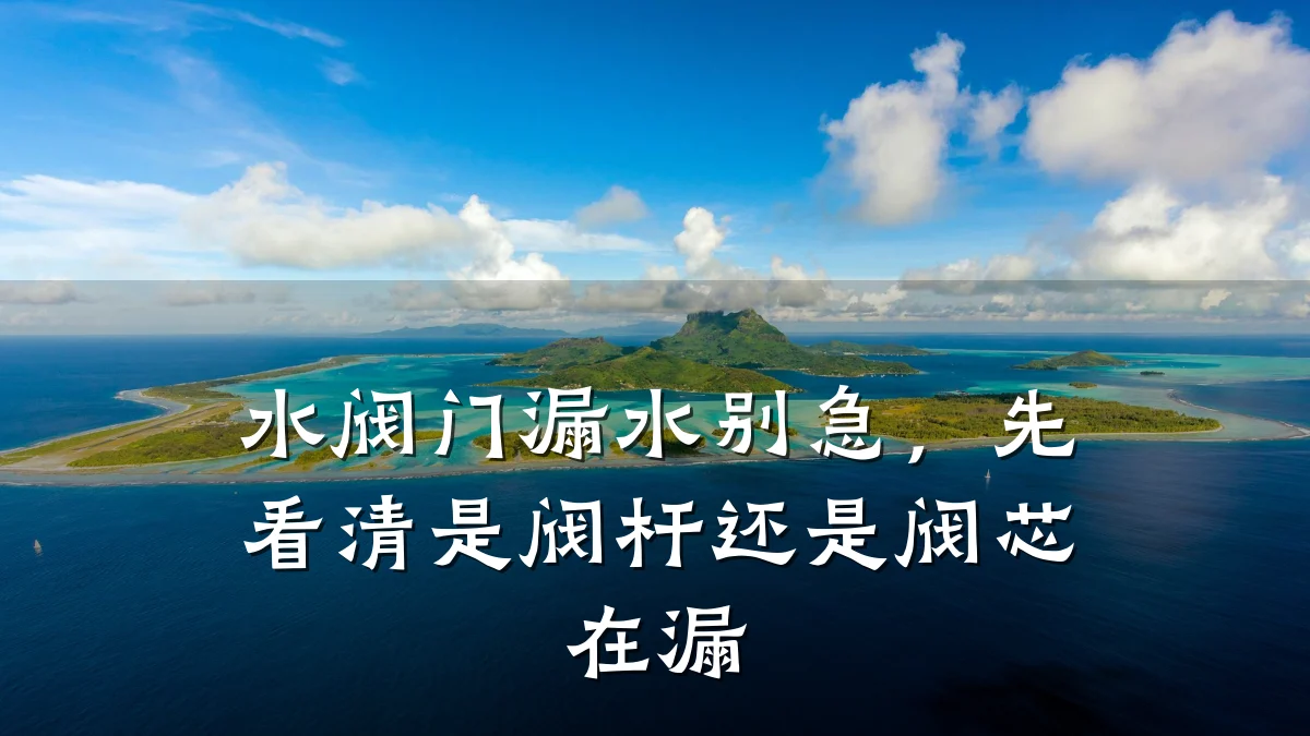 水阀门漏水别急,先看清是阀杆还是阀芯在漏