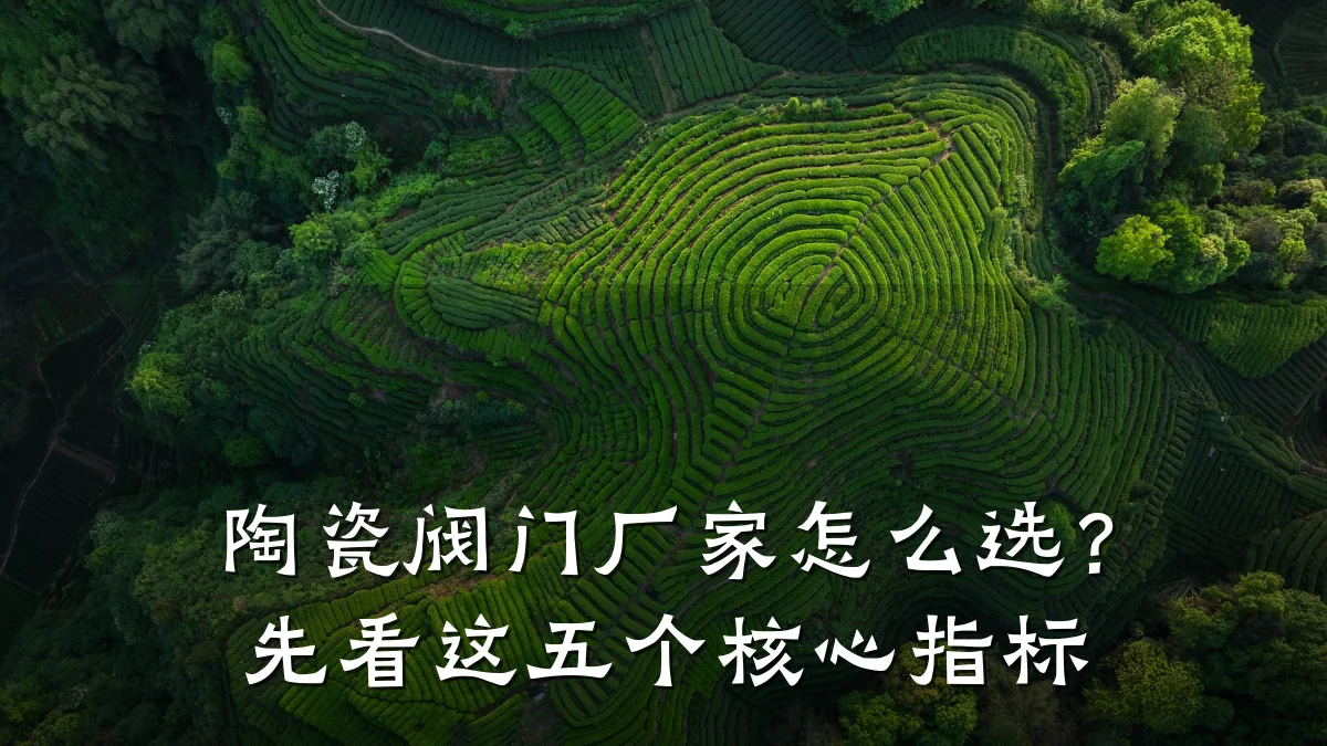 陶瓷阀门厂家怎么选?先看这五个核心指标