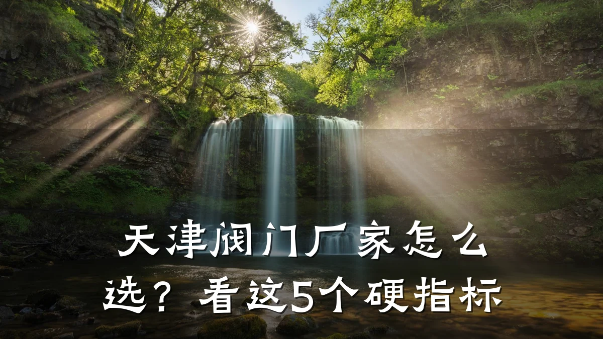 天津阀门厂家怎么选?看这5个硬指标