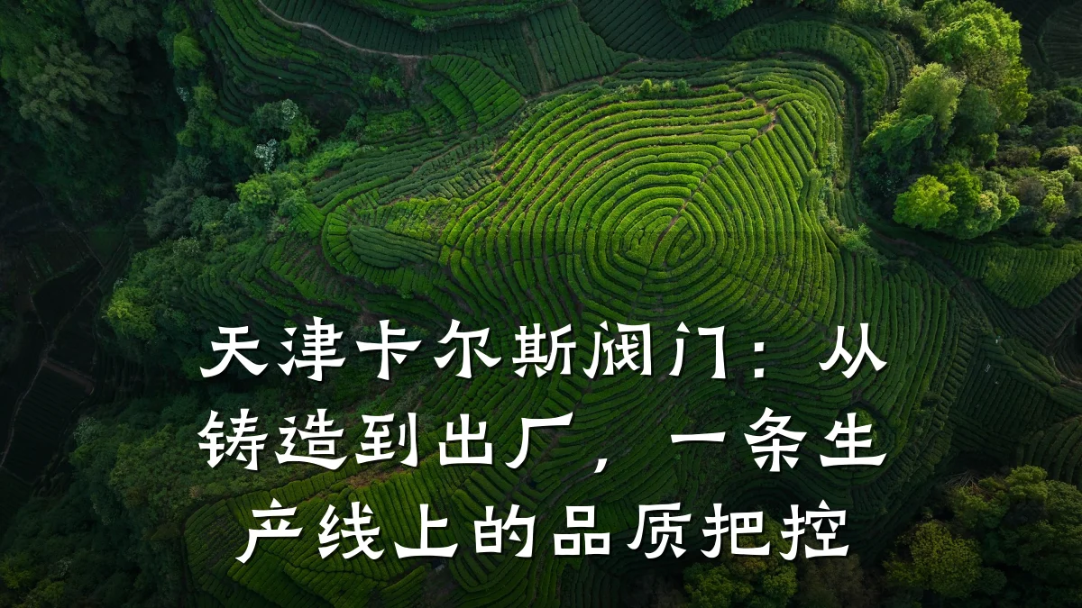 天津卡尔斯阀门:从铸造到出厂,一条生产线上的品质把控