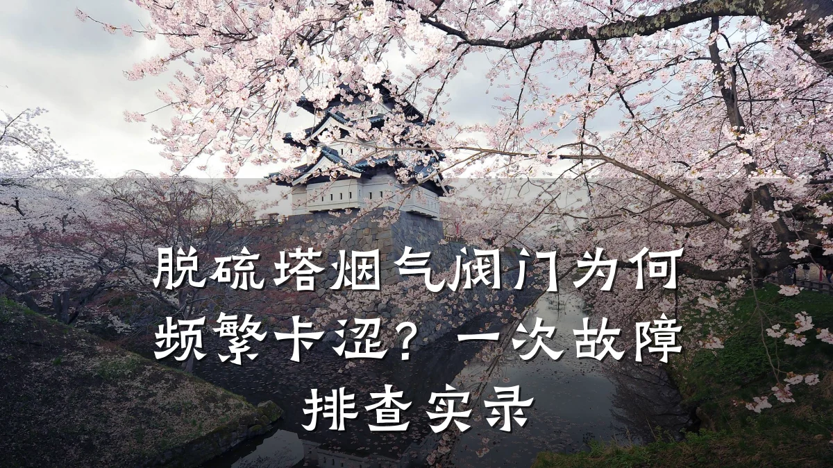 脱硫塔烟气阀门为何频繁卡涩?一次故障排查实录