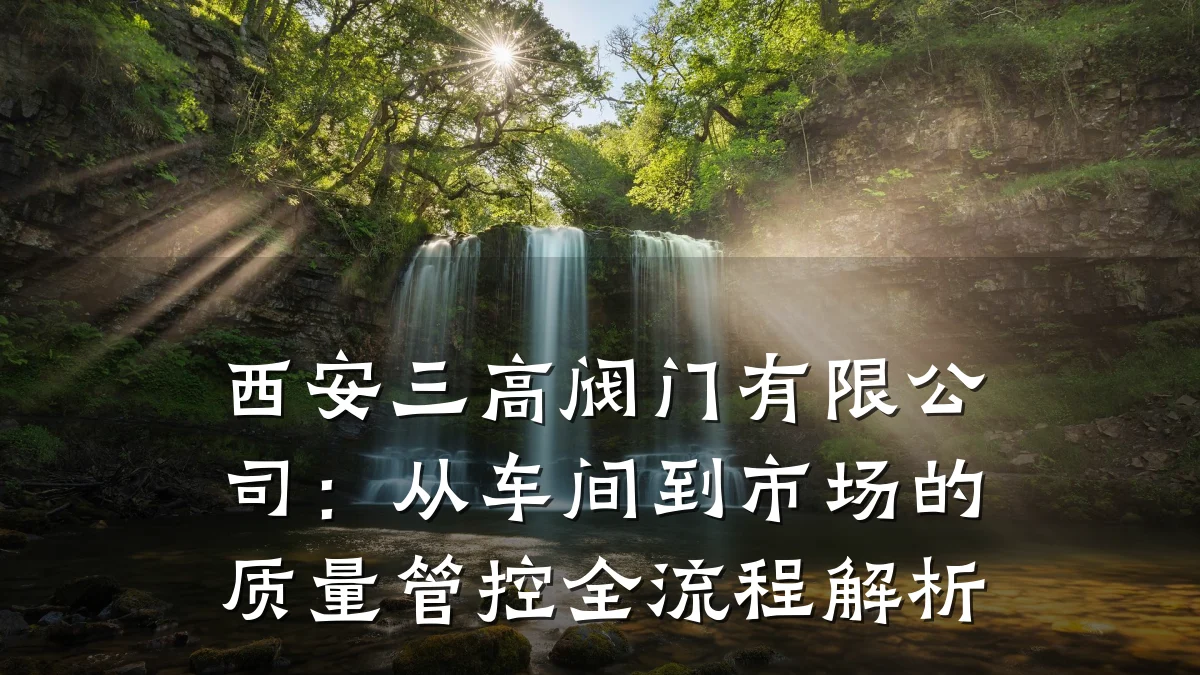 西安三高阀门有限公司:从车间到市场的质量管控全流程解析