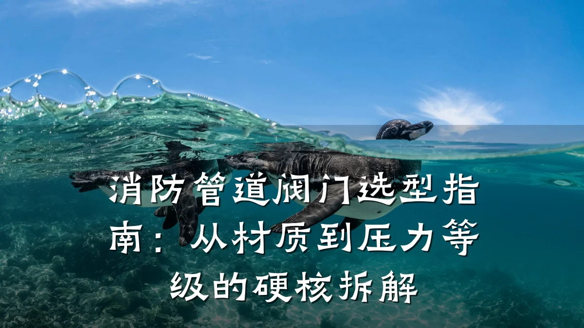 消防管道阀门选型指南:从材质到压力等级的硬核拆解