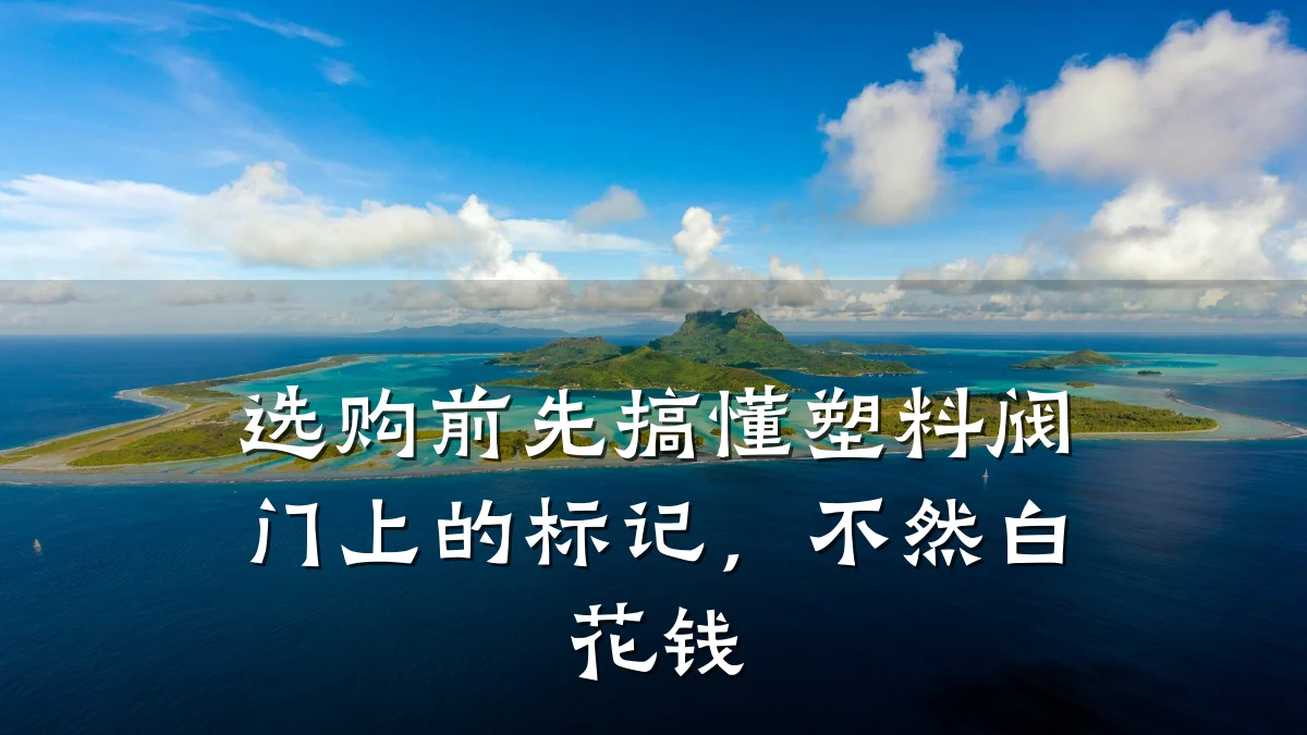 选购前先搞懂塑料阀门上的标记,不然白花钱