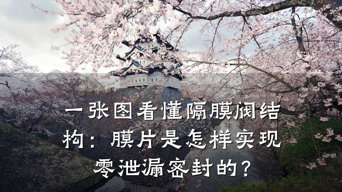 一张图看懂隔膜阀结构:膜片是怎样实现零泄漏密封的?